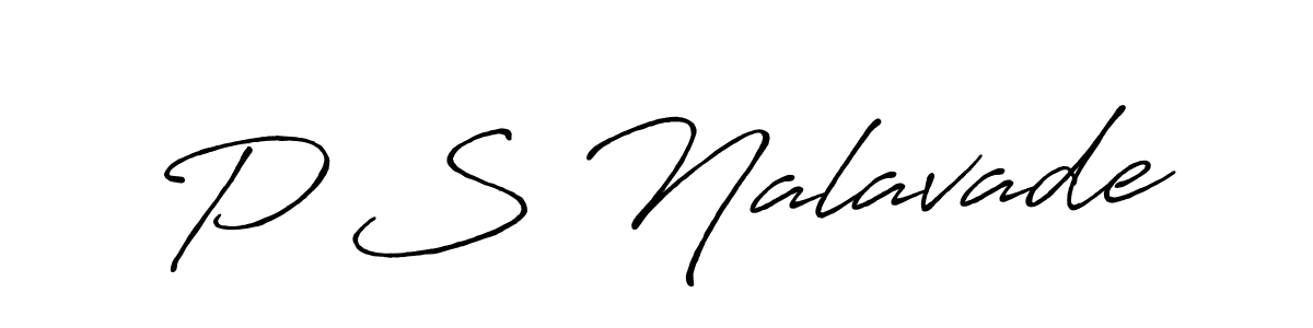 Here are the top 10 professional signature styles for the name P S Nalavade. These are the best autograph styles you can use for your name. P S Nalavade signature style 7 images and pictures png