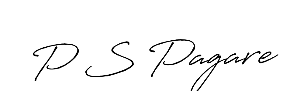 Make a beautiful signature design for name P S Pagare. Use this online signature maker to create a handwritten signature for free. P S Pagare signature style 7 images and pictures png