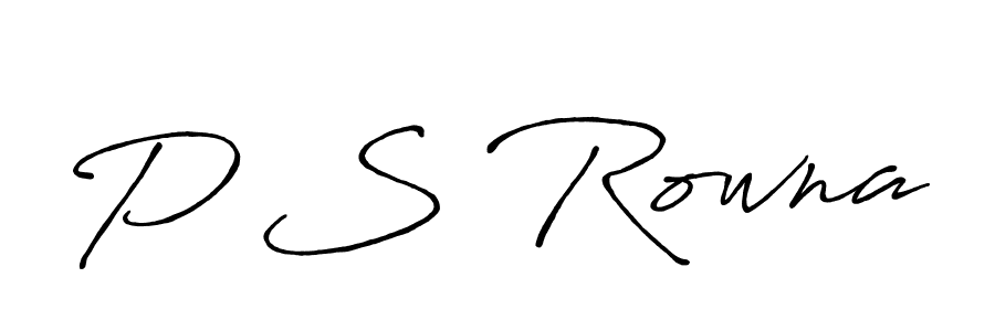 This is the best signature style for the P S Rowna name. Also you like these signature font (Antro_Vectra_Bolder). Mix name signature. P S Rowna signature style 7 images and pictures png