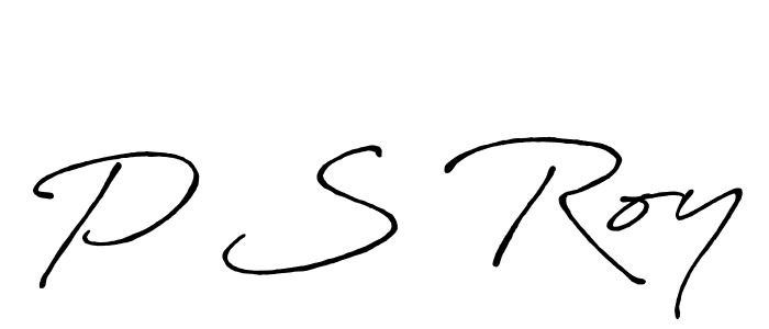 Make a beautiful signature design for name P S Roy. With this signature (Antro_Vectra_Bolder) style, you can create a handwritten signature for free. P S Roy signature style 7 images and pictures png