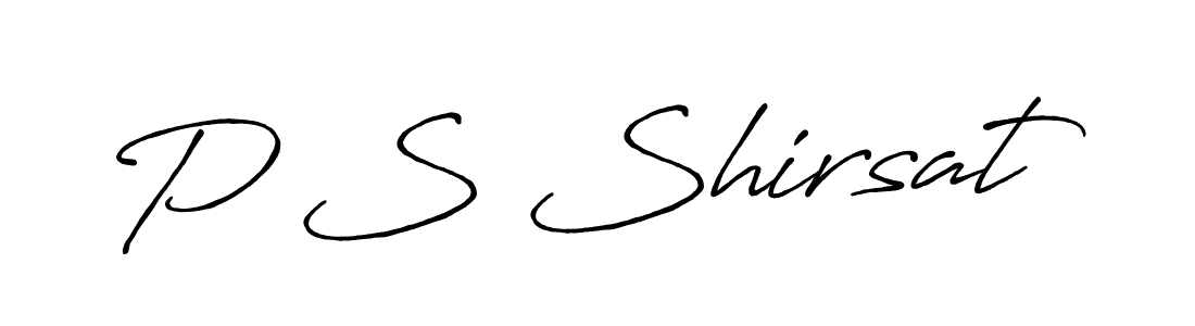 Make a beautiful signature design for name P S Shirsat. Use this online signature maker to create a handwritten signature for free. P S Shirsat signature style 7 images and pictures png