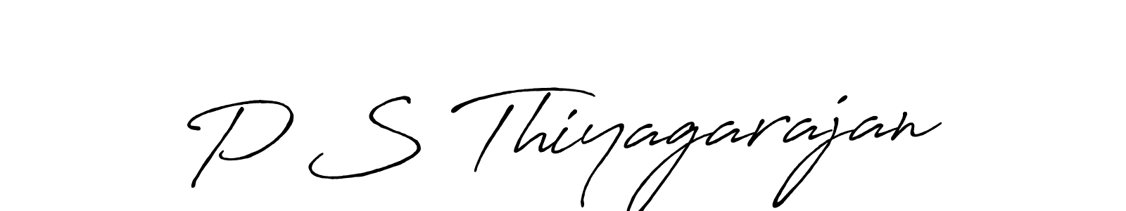 Also You can easily find your signature by using the search form. We will create P S Thiyagarajan name handwritten signature images for you free of cost using Antro_Vectra_Bolder sign style. P S Thiyagarajan signature style 7 images and pictures png