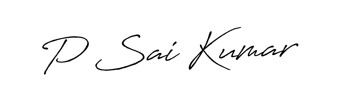 It looks lik you need a new signature style for name P Sai Kumar. Design unique handwritten (Antro_Vectra_Bolder) signature with our free signature maker in just a few clicks. P Sai Kumar signature style 7 images and pictures png