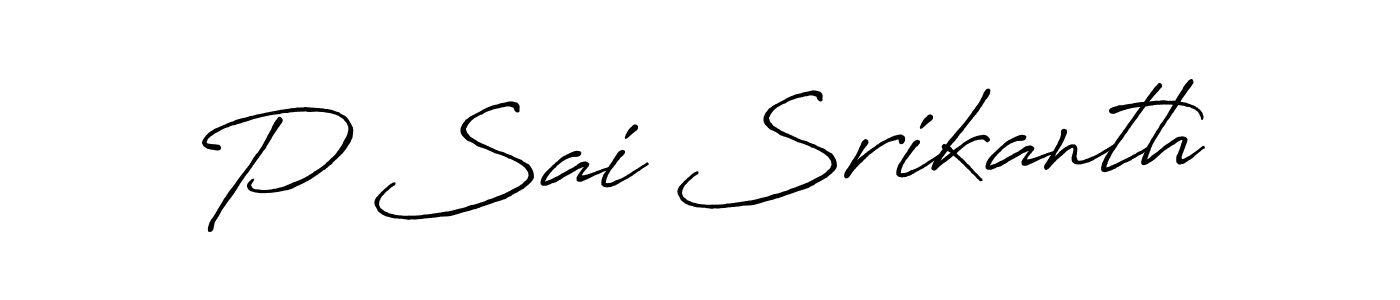 Similarly Antro_Vectra_Bolder is the best handwritten signature design. Signature creator online .You can use it as an online autograph creator for name P Sai Srikanth. P Sai Srikanth signature style 7 images and pictures png