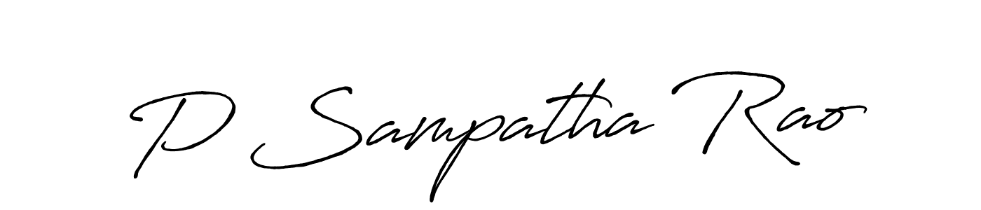 How to Draw P Sampatha Rao signature style? Antro_Vectra_Bolder is a latest design signature styles for name P Sampatha Rao. P Sampatha Rao signature style 7 images and pictures png
