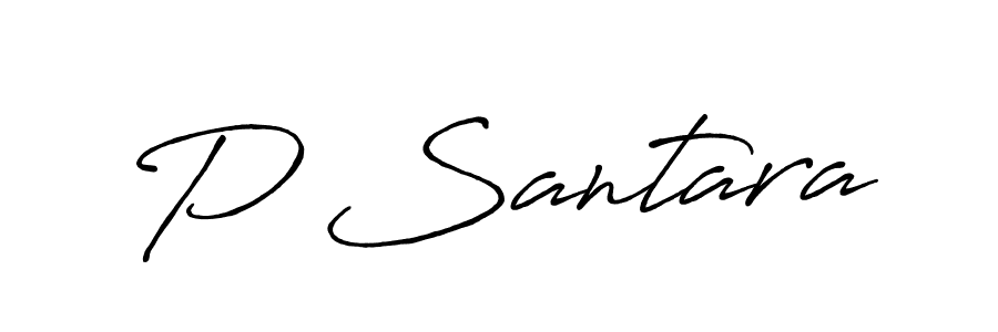 Once you've used our free online signature maker to create your best signature Antro_Vectra_Bolder style, it's time to enjoy all of the benefits that P Santara name signing documents. P Santara signature style 7 images and pictures png
