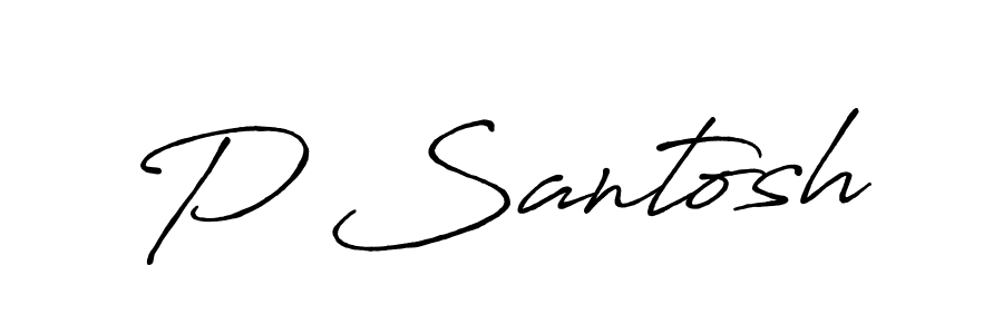 Once you've used our free online signature maker to create your best signature Antro_Vectra_Bolder style, it's time to enjoy all of the benefits that P Santosh name signing documents. P Santosh signature style 7 images and pictures png