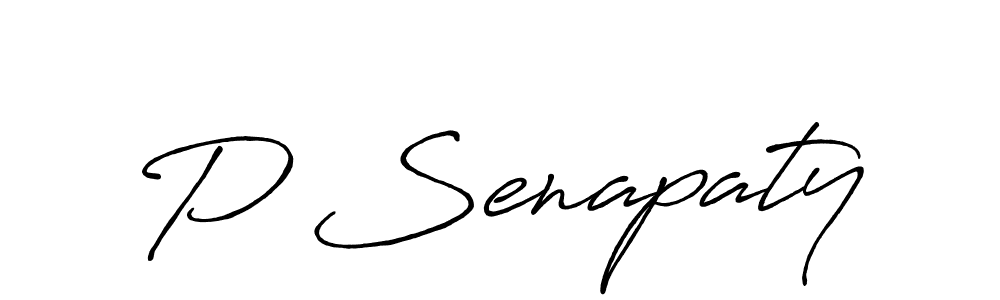 Use a signature maker to create a handwritten signature online. With this signature software, you can design (Antro_Vectra_Bolder) your own signature for name P Senapaty. P Senapaty signature style 7 images and pictures png