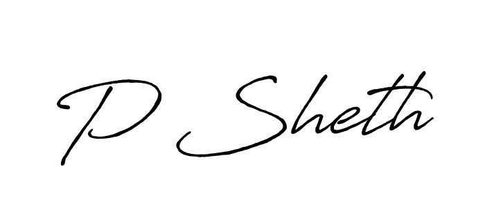 How to Draw P Sheth signature style? Antro_Vectra_Bolder is a latest design signature styles for name P Sheth. P Sheth signature style 7 images and pictures png