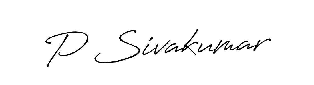 Also You can easily find your signature by using the search form. We will create P Sivakumar name handwritten signature images for you free of cost using Antro_Vectra_Bolder sign style. P Sivakumar signature style 7 images and pictures png
