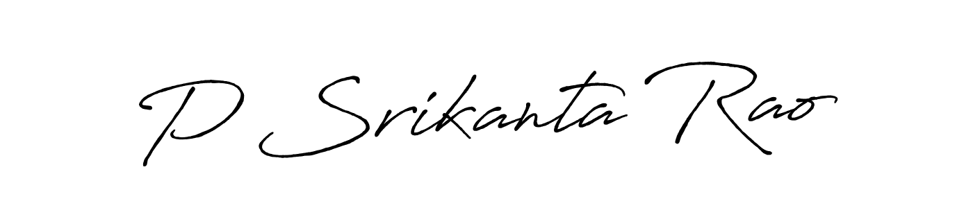 Similarly Antro_Vectra_Bolder is the best handwritten signature design. Signature creator online .You can use it as an online autograph creator for name P Srikanta Rao. P Srikanta Rao signature style 7 images and pictures png