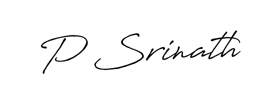 Also You can easily find your signature by using the search form. We will create P Srinath name handwritten signature images for you free of cost using Antro_Vectra_Bolder sign style. P Srinath signature style 7 images and pictures png