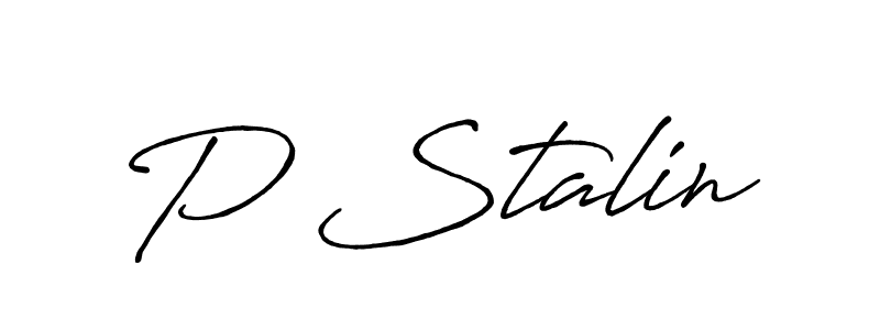 Also You can easily find your signature by using the search form. We will create P Stalin name handwritten signature images for you free of cost using Antro_Vectra_Bolder sign style. P Stalin signature style 7 images and pictures png