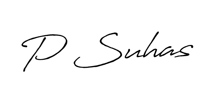 Once you've used our free online signature maker to create your best signature Antro_Vectra_Bolder style, it's time to enjoy all of the benefits that P Suhas name signing documents. P Suhas signature style 7 images and pictures png