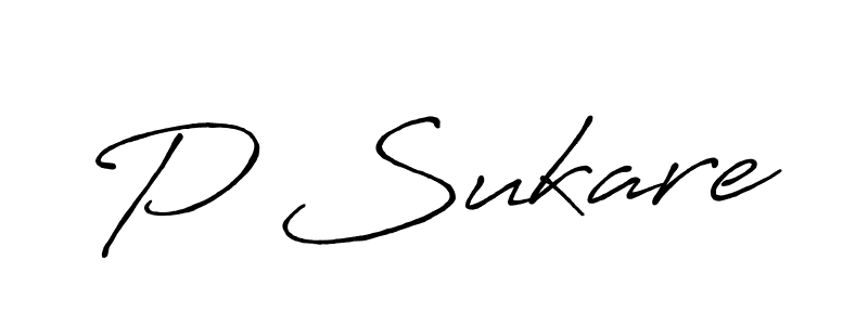 if you are searching for the best signature style for your name P Sukare. so please give up your signature search. here we have designed multiple signature styles  using Antro_Vectra_Bolder. P Sukare signature style 7 images and pictures png