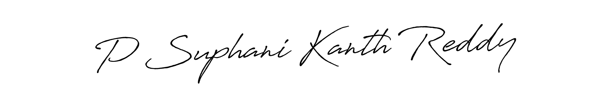 Here are the top 10 professional signature styles for the name P Suphani Kanth Reddy. These are the best autograph styles you can use for your name. P Suphani Kanth Reddy signature style 7 images and pictures png