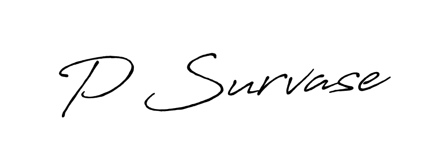 Similarly Antro_Vectra_Bolder is the best handwritten signature design. Signature creator online .You can use it as an online autograph creator for name P Survase. P Survase signature style 7 images and pictures png