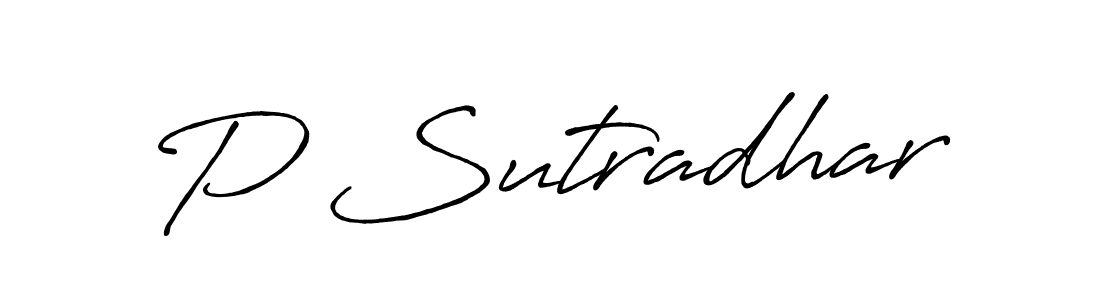 This is the best signature style for the P Sutradhar name. Also you like these signature font (Antro_Vectra_Bolder). Mix name signature. P Sutradhar signature style 7 images and pictures png