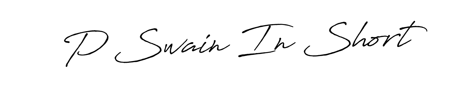 Also we have P Swain In Short name is the best signature style. Create professional handwritten signature collection using Antro_Vectra_Bolder autograph style. P Swain In Short signature style 7 images and pictures png