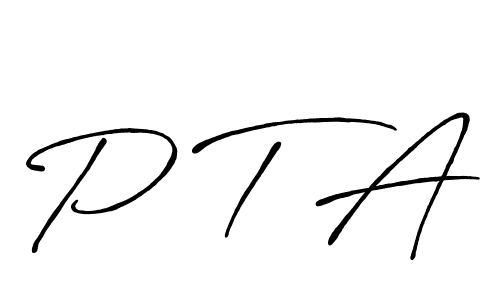 Similarly Antro_Vectra_Bolder is the best handwritten signature design. Signature creator online .You can use it as an online autograph creator for name P T A. P T A signature style 7 images and pictures png