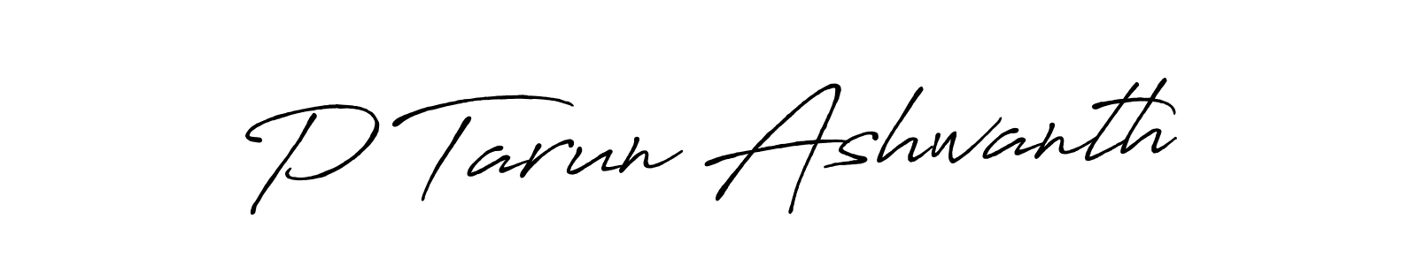 Also You can easily find your signature by using the search form. We will create P Tarun Ashwanth name handwritten signature images for you free of cost using Antro_Vectra_Bolder sign style. P Tarun Ashwanth signature style 7 images and pictures png