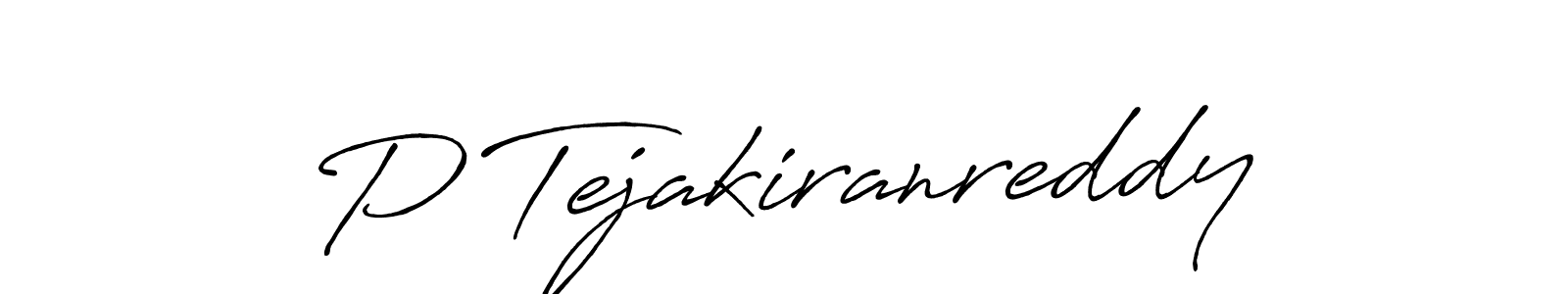Make a short P Tejakiranreddy signature style. Manage your documents anywhere anytime using Antro_Vectra_Bolder. Create and add eSignatures, submit forms, share and send files easily. P Tejakiranreddy signature style 7 images and pictures png