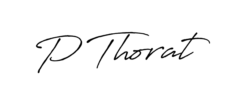 Also You can easily find your signature by using the search form. We will create P Thorat name handwritten signature images for you free of cost using Antro_Vectra_Bolder sign style. P Thorat signature style 7 images and pictures png