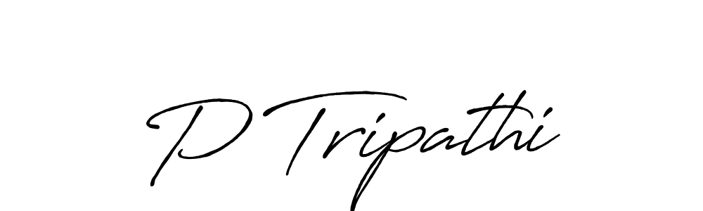 Similarly Antro_Vectra_Bolder is the best handwritten signature design. Signature creator online .You can use it as an online autograph creator for name P Tripathi. P Tripathi signature style 7 images and pictures png