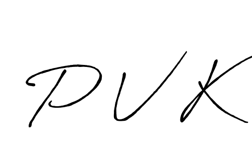 How to make P V K name signature. Use Antro_Vectra_Bolder style for creating short signs online. This is the latest handwritten sign. P V K signature style 7 images and pictures png