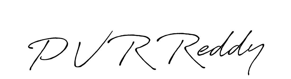 Design your own signature with our free online signature maker. With this signature software, you can create a handwritten (Antro_Vectra_Bolder) signature for name P V R Reddy. P V R Reddy signature style 7 images and pictures png