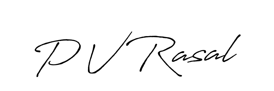 Make a beautiful signature design for name P V Rasal. Use this online signature maker to create a handwritten signature for free. P V Rasal signature style 7 images and pictures png