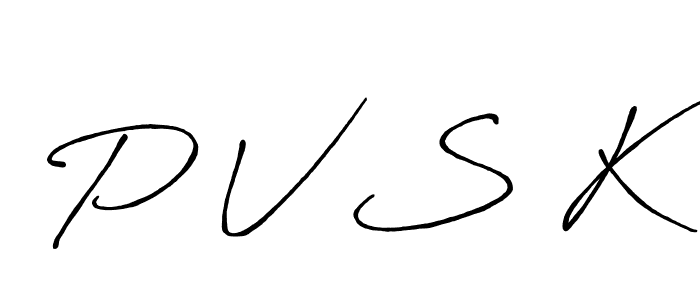 It looks lik you need a new signature style for name P V S K. Design unique handwritten (Antro_Vectra_Bolder) signature with our free signature maker in just a few clicks. P V S K signature style 7 images and pictures png