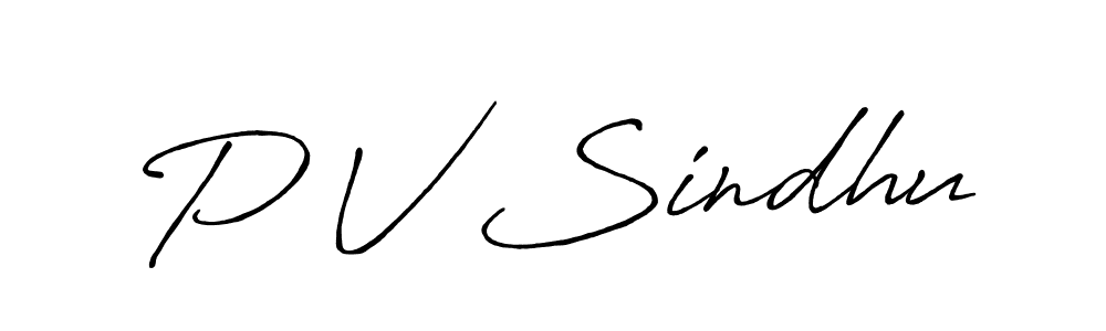 Also You can easily find your signature by using the search form. We will create P V Sindhu name handwritten signature images for you free of cost using Antro_Vectra_Bolder sign style. P V Sindhu signature style 7 images and pictures png