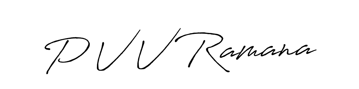 Make a beautiful signature design for name P V V Ramana. Use this online signature maker to create a handwritten signature for free. P V V Ramana signature style 7 images and pictures png