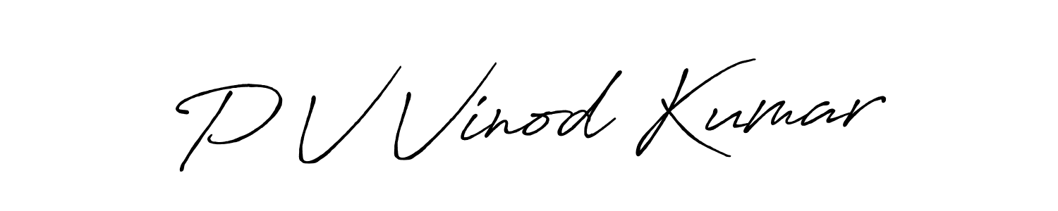 You can use this online signature creator to create a handwritten signature for the name P V Vinod Kumar. This is the best online autograph maker. P V Vinod Kumar signature style 7 images and pictures png