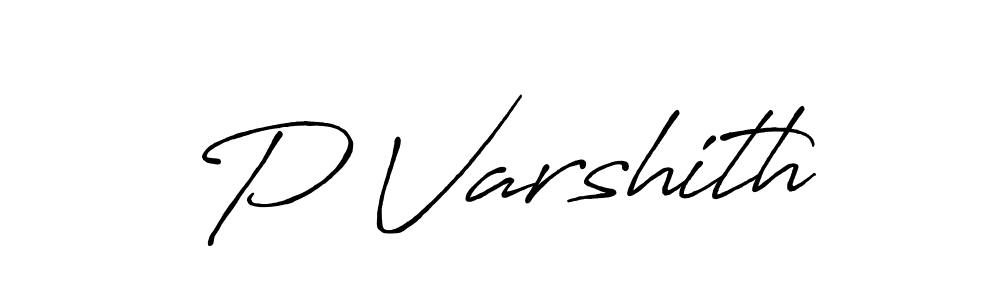 Similarly Antro_Vectra_Bolder is the best handwritten signature design. Signature creator online .You can use it as an online autograph creator for name P Varshith. P Varshith signature style 7 images and pictures png