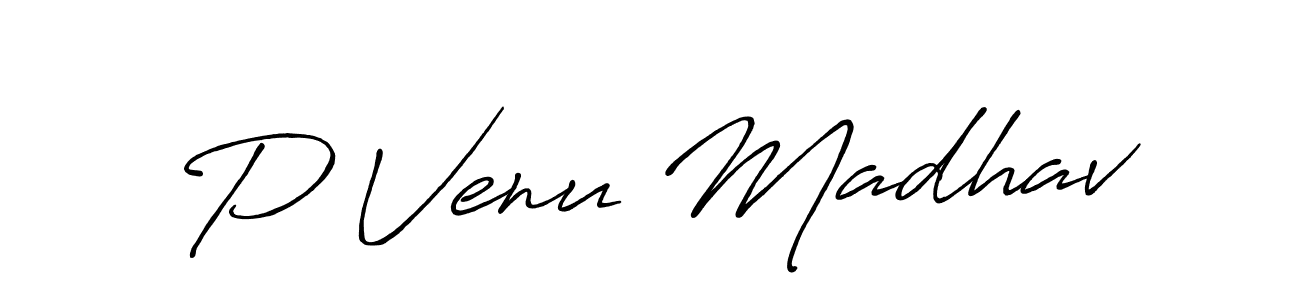 if you are searching for the best signature style for your name P Venu Madhav. so please give up your signature search. here we have designed multiple signature styles  using Antro_Vectra_Bolder. P Venu Madhav signature style 7 images and pictures png