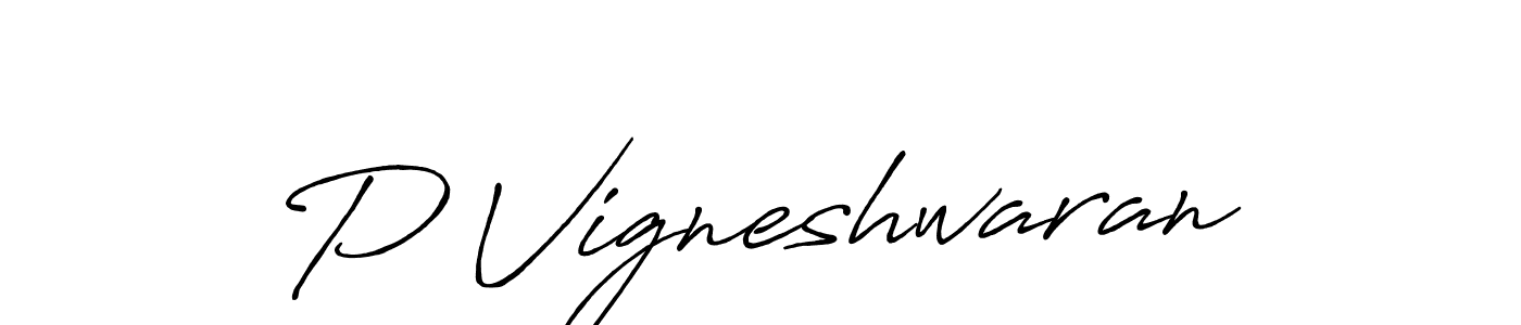 if you are searching for the best signature style for your name P Vigneshwaran. so please give up your signature search. here we have designed multiple signature styles  using Antro_Vectra_Bolder. P Vigneshwaran signature style 7 images and pictures png