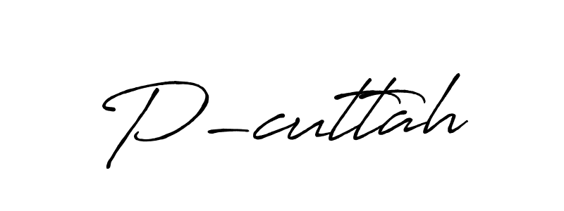 if you are searching for the best signature style for your name P-cuttah. so please give up your signature search. here we have designed multiple signature styles  using Antro_Vectra_Bolder. P-cuttah signature style 7 images and pictures png