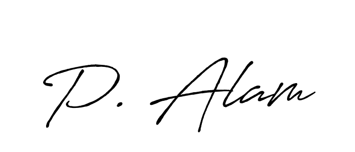 Similarly Antro_Vectra_Bolder is the best handwritten signature design. Signature creator online .You can use it as an online autograph creator for name P. Alam. P. Alam signature style 7 images and pictures png