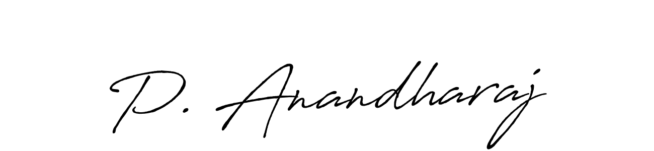 if you are searching for the best signature style for your name P. Anandharaj. so please give up your signature search. here we have designed multiple signature styles  using Antro_Vectra_Bolder. P. Anandharaj signature style 7 images and pictures png