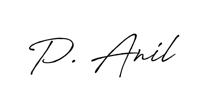 Antro_Vectra_Bolder is a professional signature style that is perfect for those who want to add a touch of class to their signature. It is also a great choice for those who want to make their signature more unique. Get P. Anil name to fancy signature for free. P. Anil signature style 7 images and pictures png