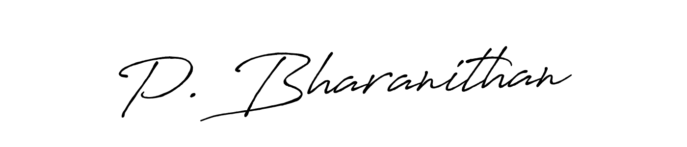 It looks lik you need a new signature style for name P. Bharanithan. Design unique handwritten (Antro_Vectra_Bolder) signature with our free signature maker in just a few clicks. P. Bharanithan signature style 7 images and pictures png