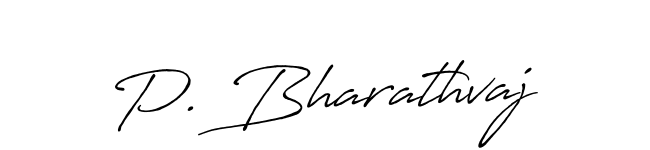 Similarly Antro_Vectra_Bolder is the best handwritten signature design. Signature creator online .You can use it as an online autograph creator for name P. Bharathvaj. P. Bharathvaj signature style 7 images and pictures png