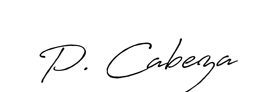 How to Draw P. Cabeza signature style? Antro_Vectra_Bolder is a latest design signature styles for name P. Cabeza. P. Cabeza signature style 7 images and pictures png