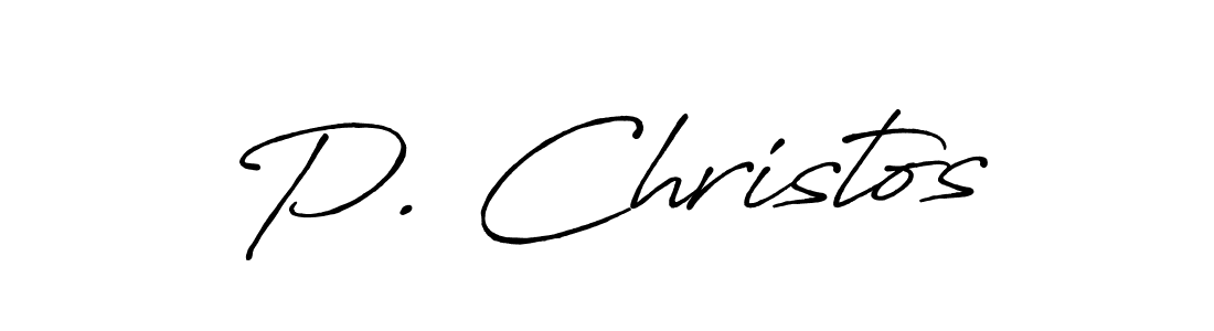 Once you've used our free online signature maker to create your best signature Antro_Vectra_Bolder style, it's time to enjoy all of the benefits that P. Christos name signing documents. P. Christos signature style 7 images and pictures png