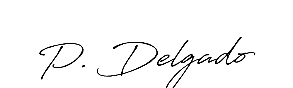 Also You can easily find your signature by using the search form. We will create P. Delgado name handwritten signature images for you free of cost using Antro_Vectra_Bolder sign style. P. Delgado signature style 7 images and pictures png