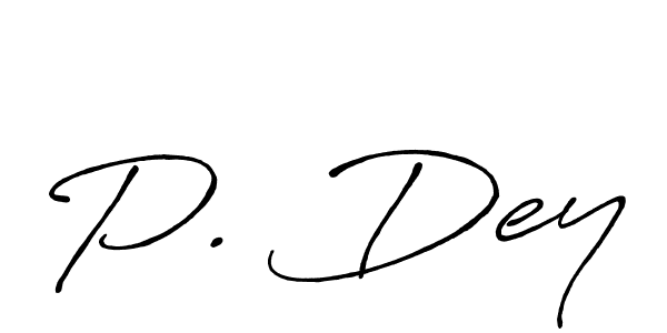 Similarly Antro_Vectra_Bolder is the best handwritten signature design. Signature creator online .You can use it as an online autograph creator for name P. Dey. P. Dey signature style 7 images and pictures png