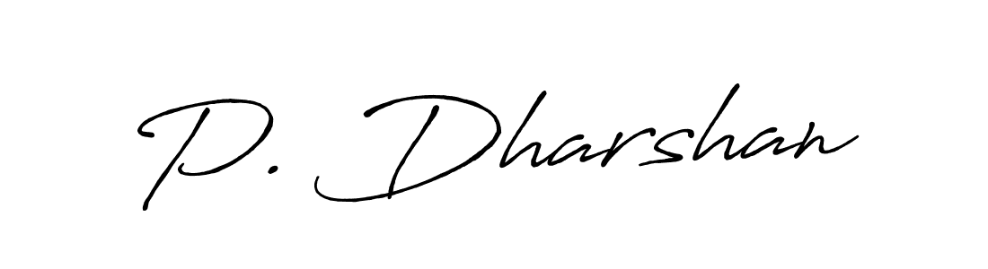 Best and Professional Signature Style for P. Dharshan. Antro_Vectra_Bolder Best Signature Style Collection. P. Dharshan signature style 7 images and pictures png