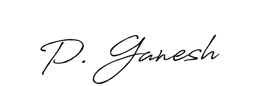 Once you've used our free online signature maker to create your best signature Antro_Vectra_Bolder style, it's time to enjoy all of the benefits that P. Ganesh name signing documents. P. Ganesh signature style 7 images and pictures png